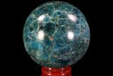 Bargain, Bright Blue Apatite Sphere - Madagascar #90190-1